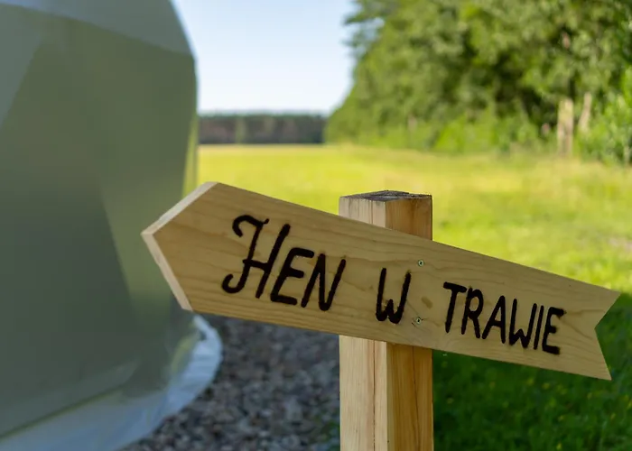 Lyxtält Glamping Hen W Trawie